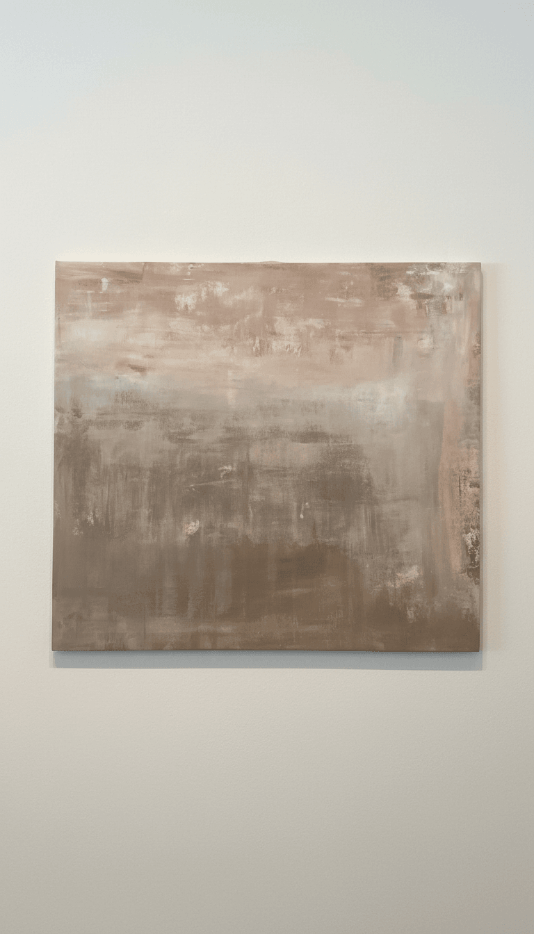 Blush Silence II - Fading Light, 104 x 94 cm