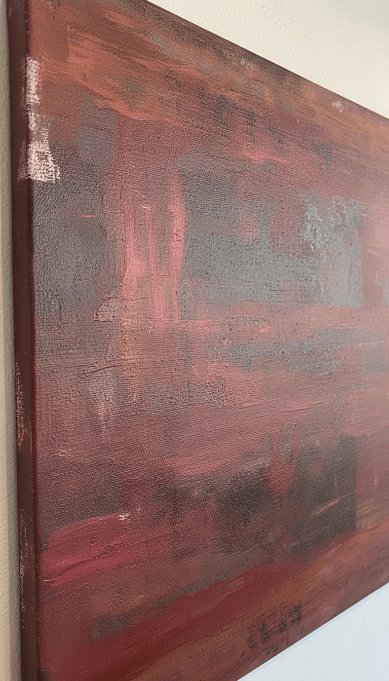 Red Tension II, close-up texture