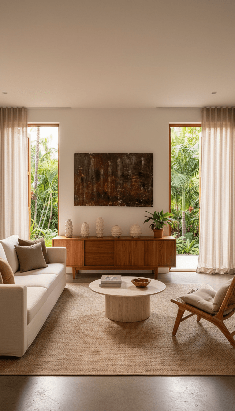 Salty Rust I in tropical hotel interior