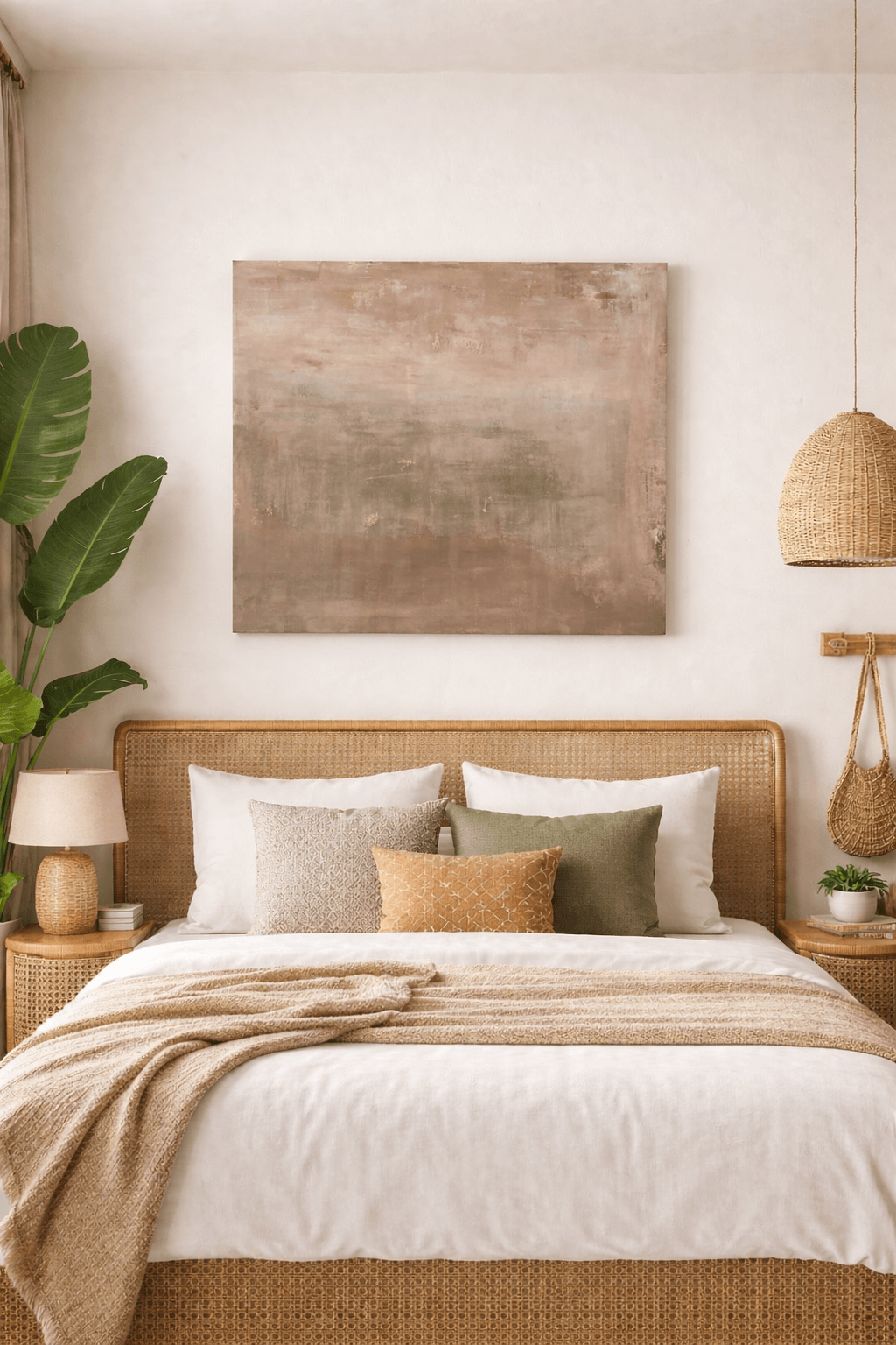 Blush Silence II - Fading Light in tropical hotel interior