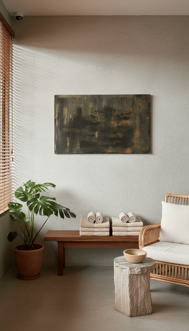 Whispers of Light IV in tropical hotel interior